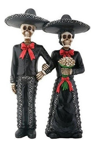 Mariachi Skeleton Couple Tomados De La Mano