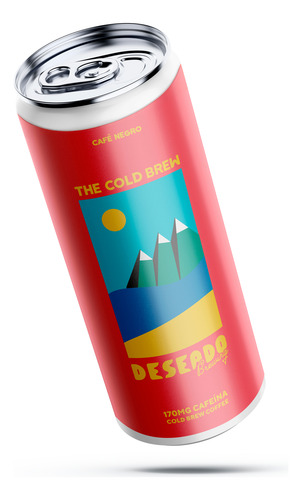 Deseado Cafe Negro Cold Brew - Energizante Natural 269 Ml