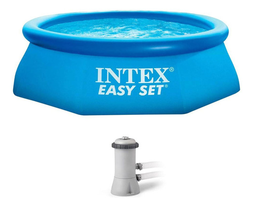 Intex Piscina Poligonal Inflable Sobre El Suelo Fácil De I.