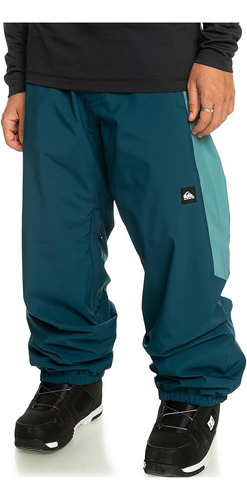 Pantalon Quiksilver Snow Down Tecnico Impermeable 10k Hombre