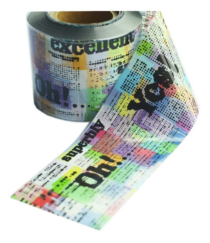 Uñas Periódico Foil 9 Metros