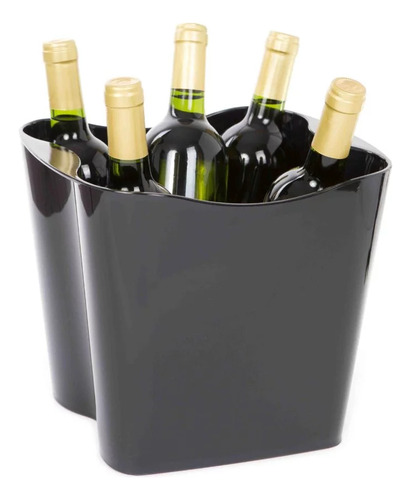Hielera Cubitera Acrílico Negra Duna 8 Litros Ka-75 Color Negro
