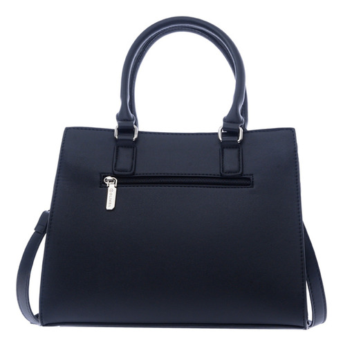 Bolsa Olimba Tote Mujer De Moda Grande Asa Doble Casual 9787 Negro Lisa Oro