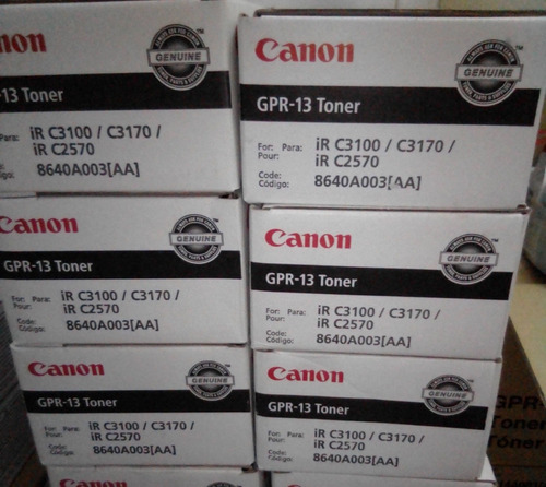 Toner Canon Gpr13 Originales 100% Originales Nuevos Sellados