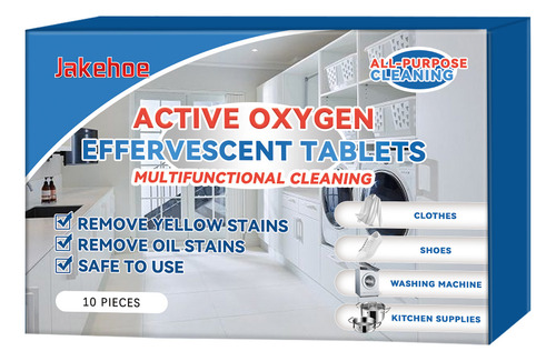 Tabletas Limpiadoras Y Full Clean Active Oxygen Stains And D