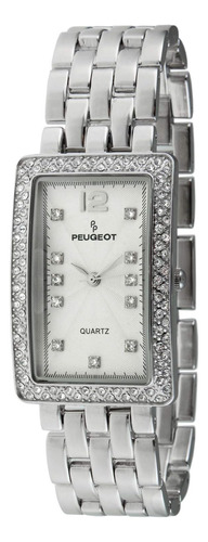 Reloj De Pulsera Peugeot Para Mujer Con Forma De Tanque, Pul