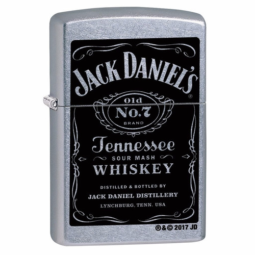 Encendedor Zippo Mod 24779 Jack Daniels Orig Garantia 12ctas