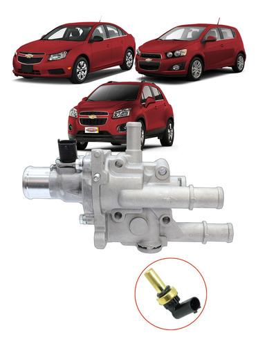 Carcaça Válvula Termostática Cruze Tracker Sonic 2013 2014