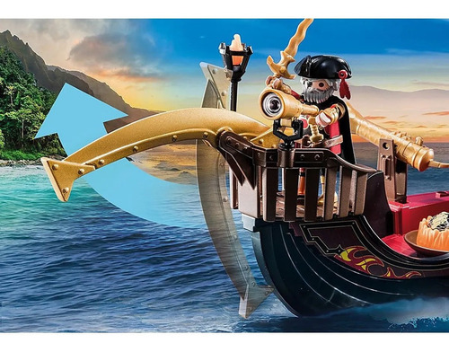 Playmobil Barco De Bandidos Burnham Int 70641 Original Intek
