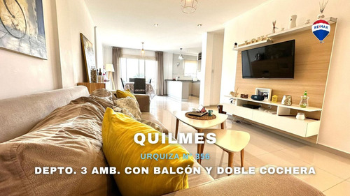 Departamento 3 Amb Balcón Y Doble Cochera Quilmes