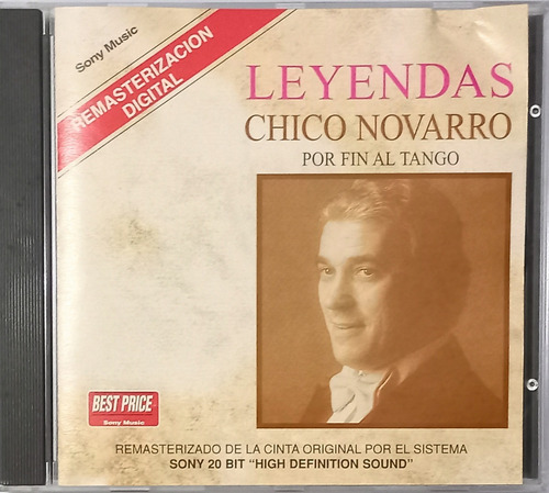 Chico Novarro Cd Por Fin Al Tango Igual A Nuev 