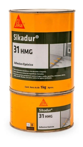 Adhesivo Epoxico Sikadur 31 Hi-mod Gel Interior Exterior 1kg