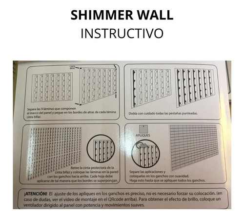 Shimmer Wall Magico Lentejuelas Brillo Glitter Cortina