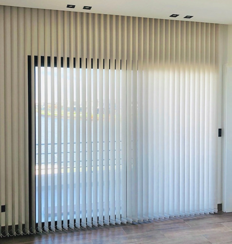 Cortinas Bandas Verticales Pack 2 De 110x215 P/ Ventanal 2x2