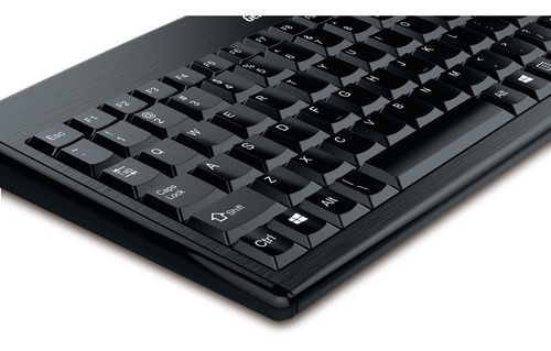 Teclado Genius LuxeMate 100 QWERTY español color negro