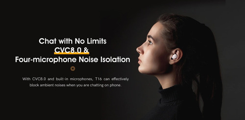 Imagem 6 de 10 de Fone De Ouvido Bluetooth Qcy T16 Aptx Bt5.2 Careg. Rápido