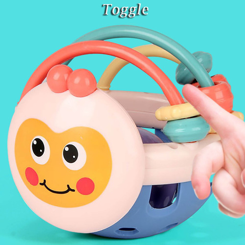 Pelota De Cascabeles Z Soft Para Bebés Con Forma De Mano De