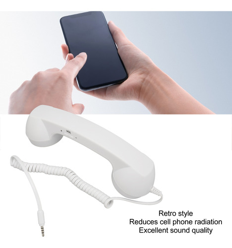 Auricular Para Teléfono Celular, Conector Retro De 3,5 Mm, A