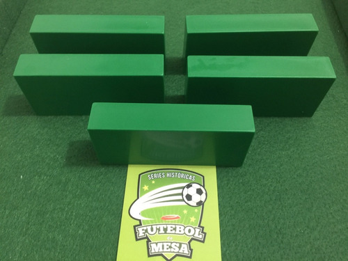 5 Goleiros De Plástico Verdes - Futebol De Mesa