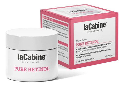 Crema Facial Antiarrugas Lacabine Pure Retinol 50ml