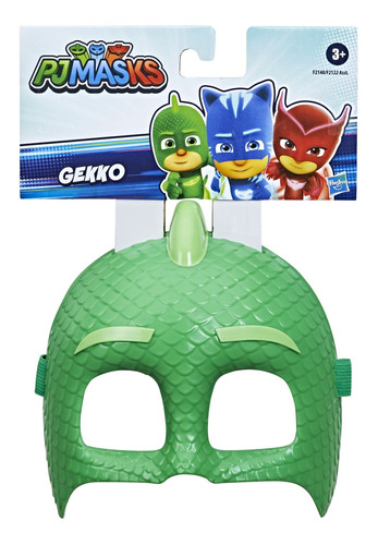 Pj Masks - Máscara De Héroe (gecko) -máscara De Disfraz