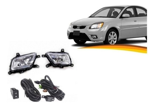 Kit Neblinero Para Kia Rio Jb 2009 2011