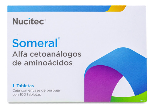 Someral Alfa Cetoanalogos De Aminoacidos 100 Tabletas Nucite