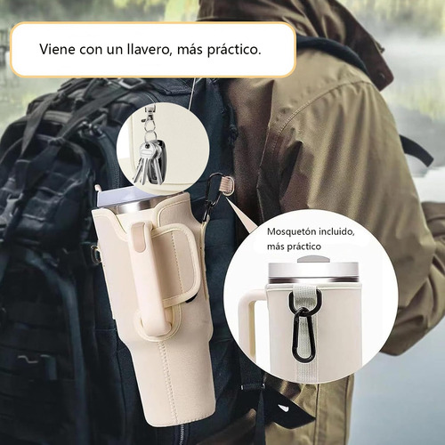 Funda Bolsa Para Termo Stanley 40oz Botellas Agua Con Correa