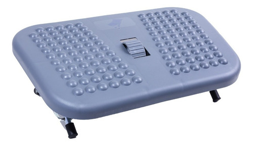 Imagem 4 de 6 de Apoio De Pés Ergonômico Ajustável Roldana Central Escritório