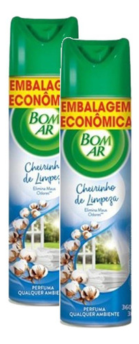 Kit 2 Air Wick Bom Ar Adorizador Aroma Flor De Algodão 360ml