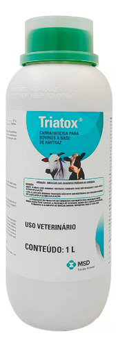 Triatox Carrapaticida Para Bovinos 1l Msd