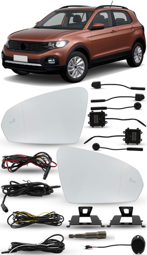 Sensor Detector Ponto Cego Vw T-cross 2020 Em Diante