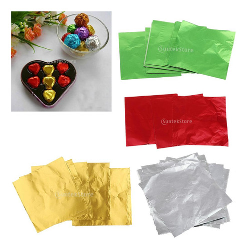 400 Piezas De Papeles De Color Mezclado Para Decoracion De