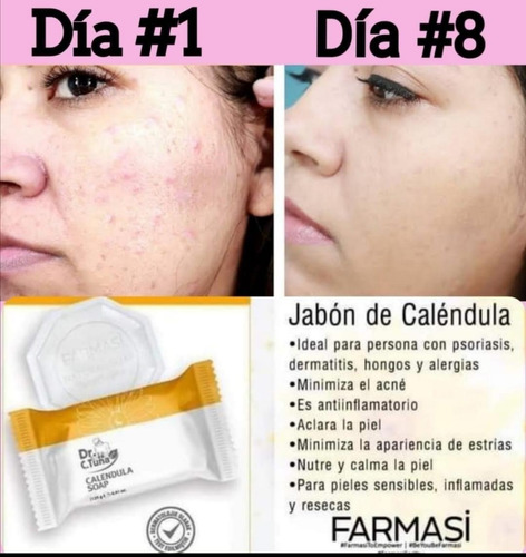 Jabón De Calendula Corporal Farmasi Soap 125 Grs