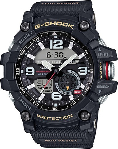 Casio G-shock Mudmaster Gg-1000-1adr Reloj Hombre 2 Sensores