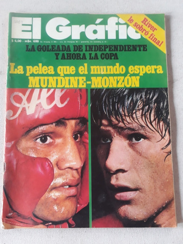 El Grafico N° 2869 - 2 Octubre 1974 - Monzon Mundine - River