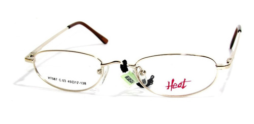 Imagen 2 de 2 de Lente Heat Receta Ht 087 C03 Gafa Anteojo Óptica Moda