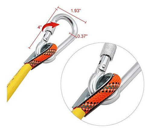 Cuerda De Escalada X Xben 10m 20m 30m 50m 70m 152m 352m Naranja