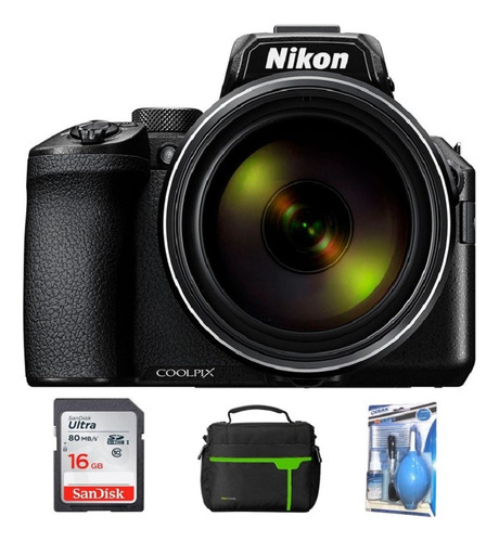 Camara Nikon Coolpix P950 16mp 83x Wi-fi +16gb+bolso+kit