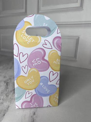 25 Bolsas Bijouterie Estampada Joyas Accesorios San Valentin Estampado Pastillas De Amor