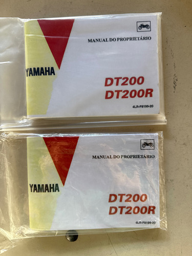 Manual Proprietário Moto Dt 200 Modelo Original