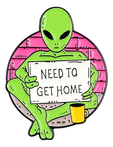 Pins De Aliens / El Marciano / Pines Metálicos (broches)