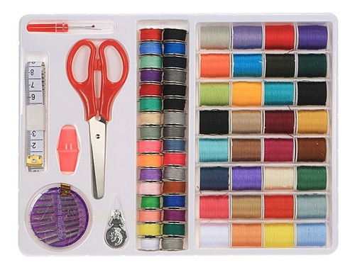 Imagem 1 de 5 de 100 Pçs / Set Acessórios De Costura Suprimentos Estojo Cores