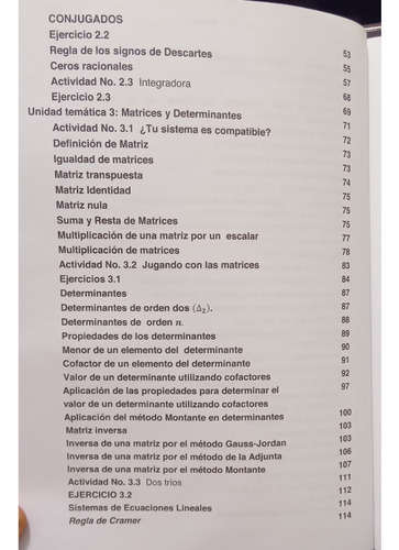 Problemario De Álgebra Para Ingeniería (Usado)