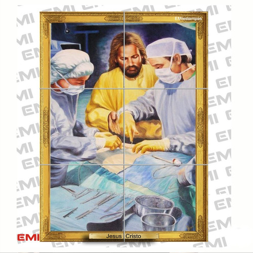 Quadros Em Azulejo Jesus Cristo Cirurgia