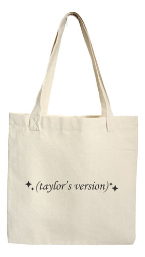 Tote Bag Taylor Swift Bolsa Tela Algodón Taylors Version