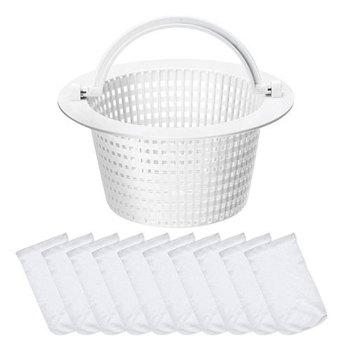 Paquete De 10 Calcetines Desnatadores De Piscina Para Limpia
