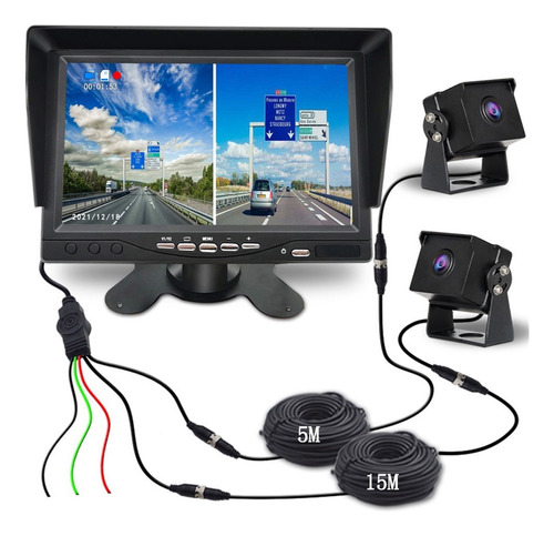 2ch 7  Ips Autobús De Camión De Coches De Pantalla Ahd Dvr