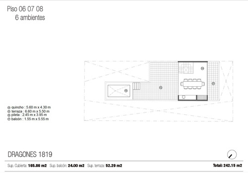 Imagen 13 de 14 de Venta Departamento 5 Ambientes Bajo Belgrano