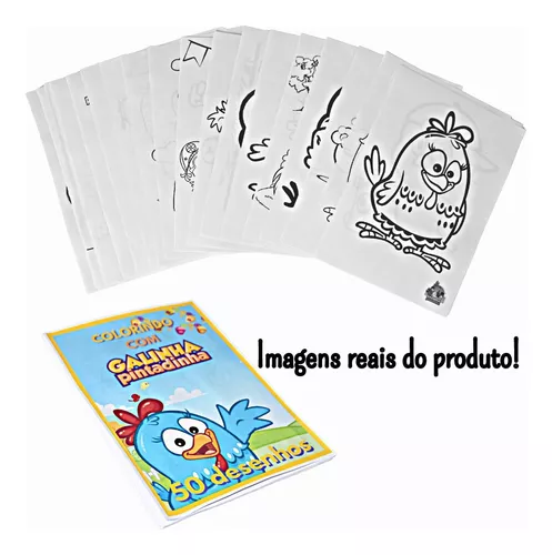 Kit 50 Desenhos Infantil p/ Colorir Sonic Envio Imediato no Shoptime